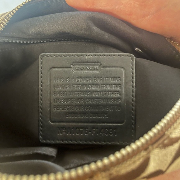 Coach Brown Signature Shoulder Bag - Picture 11 of 14